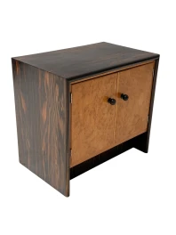 Art Deco Cabinet in Macassar and Birch by Gebroeders Reens Amsterdam, 1930s